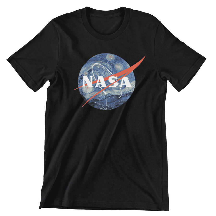 Starry Night NASA Short Sleeve Premium Cotton T-Shirt From Nasa Depot ...