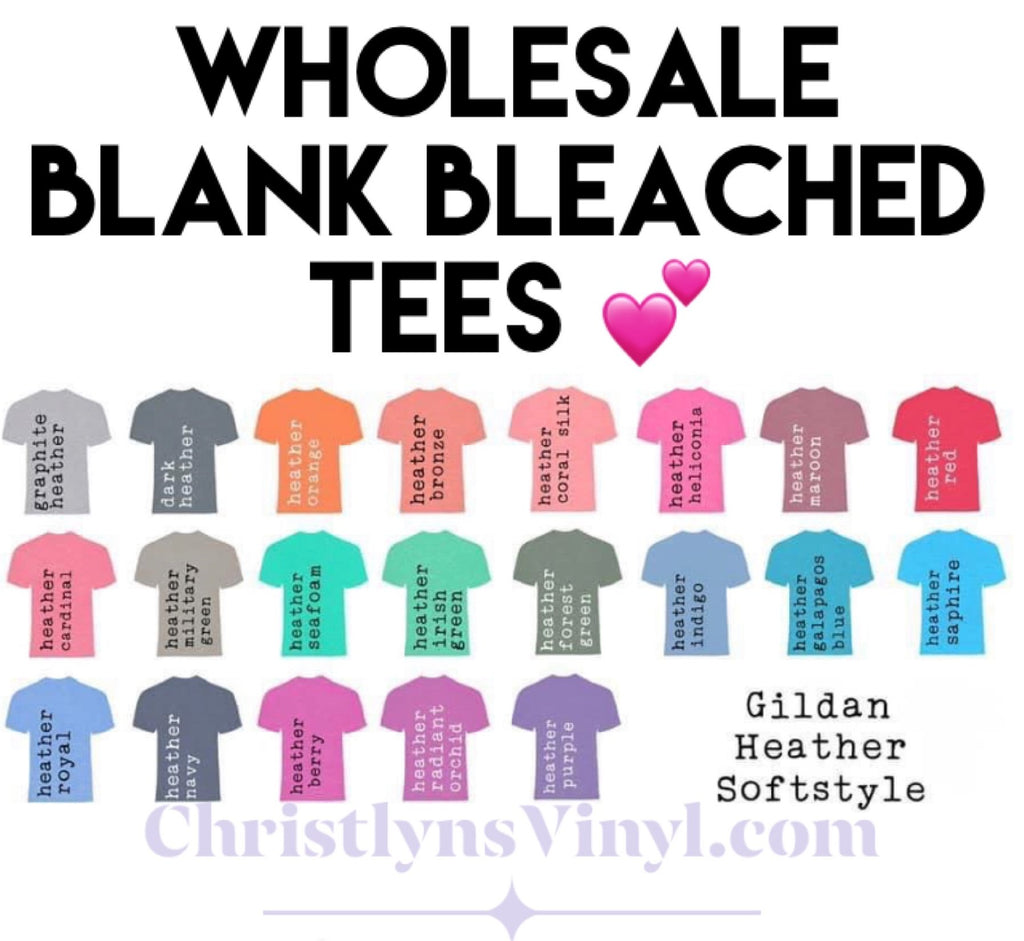 Download Rts Wholesale Bleached Blank Adult Tees Christlyn S Vinyl More
