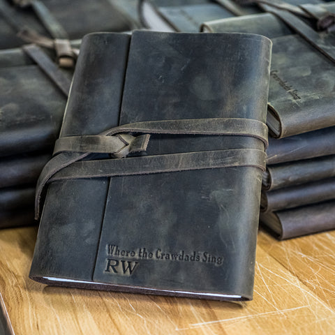 Personalized Leather Journals - Where the crawdads sing RW