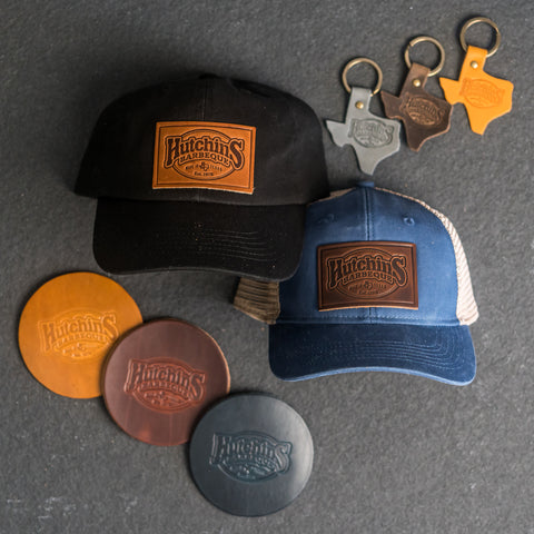 Personalized Leather Goods with Logo - Hutchins BBQ