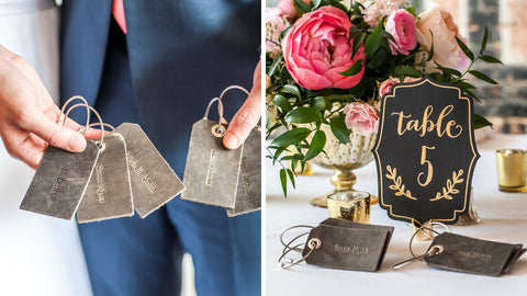 Luggage Tags as Wedding Favors