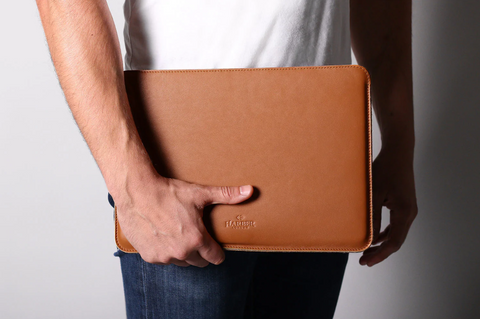 Slim Leather MacBook Sleeve Case