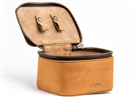 Small Leather Jewelry Box