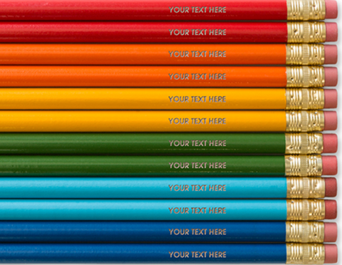 Customized pencils from Shutterfly