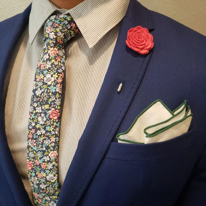 floral tie