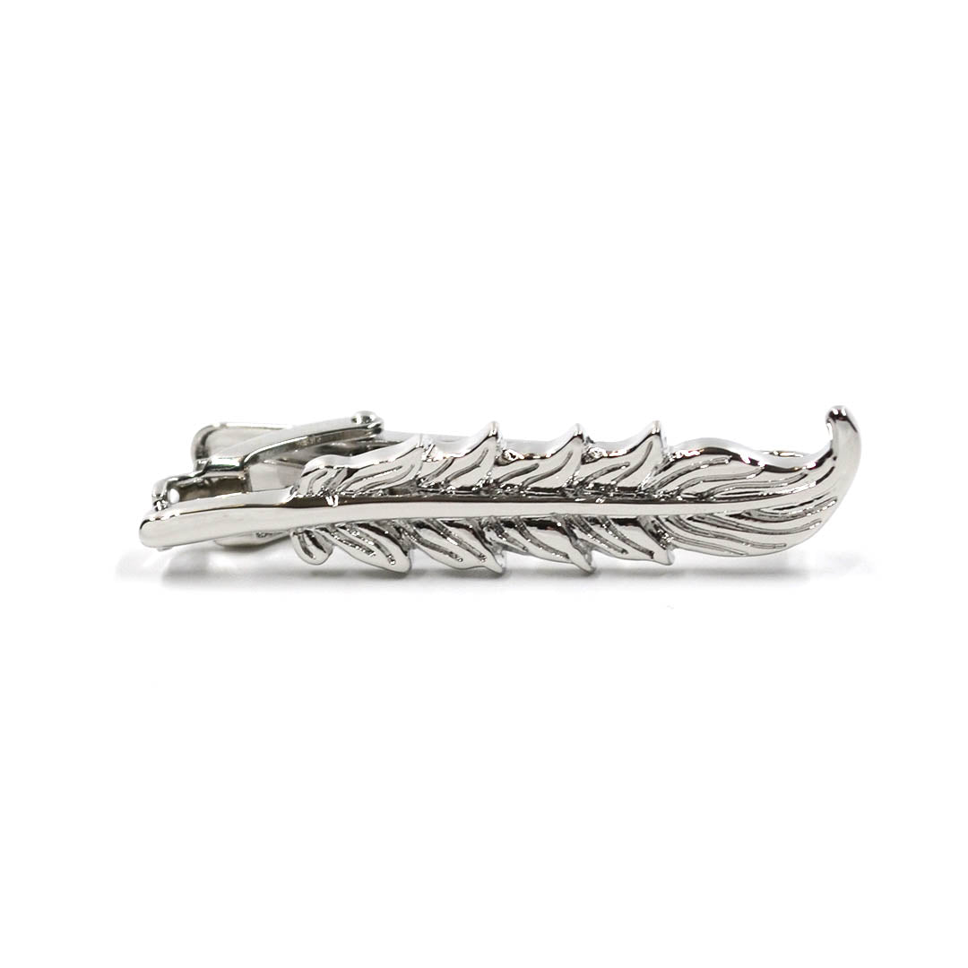 Feather Silver Tie Bar - Art of The Gentleman