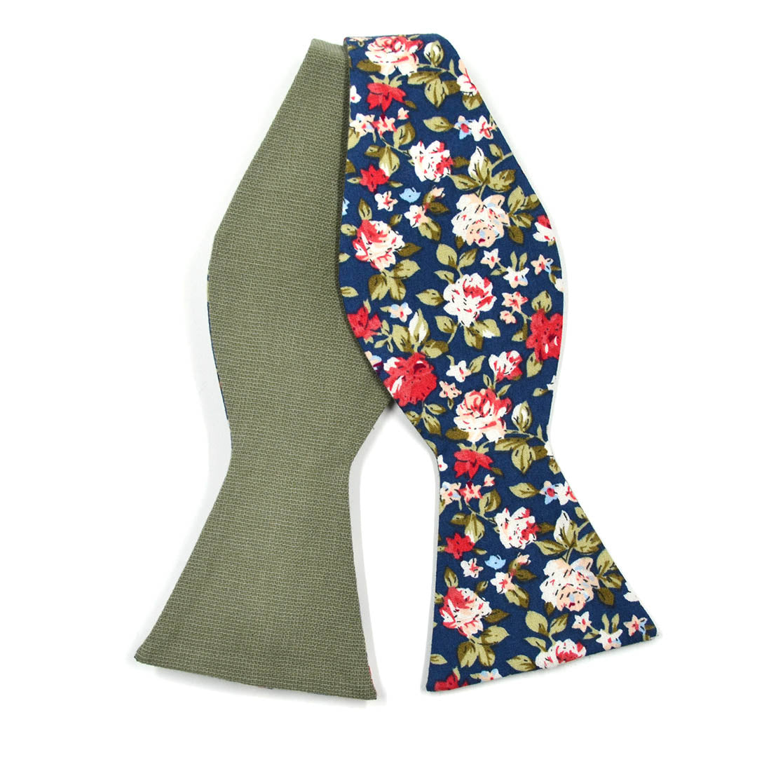 Floral Riley Reid Linen Bow Tie Art Of The Gentleman