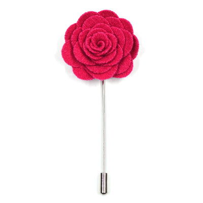 Lapel Pin - Floral Magenta - Art of The Gentleman