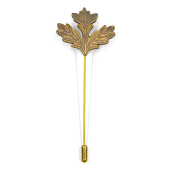 Art of The Gentleman Lapel Pin - Trident Gold