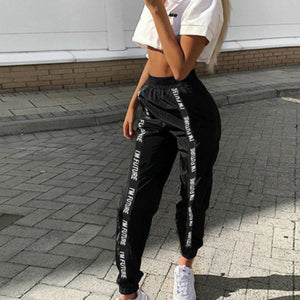 black loose sweatpants