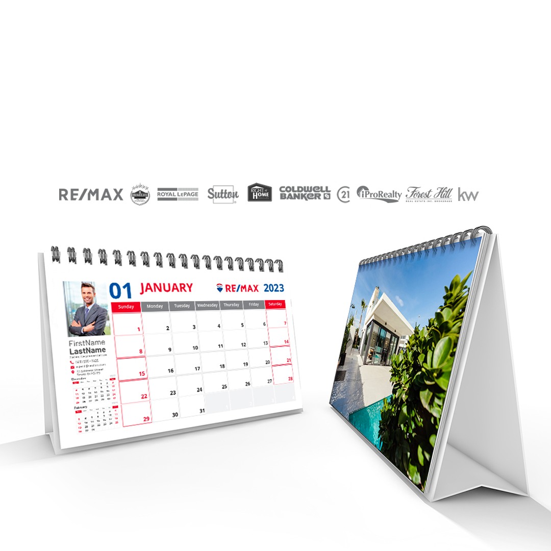 small desktop photo calendar