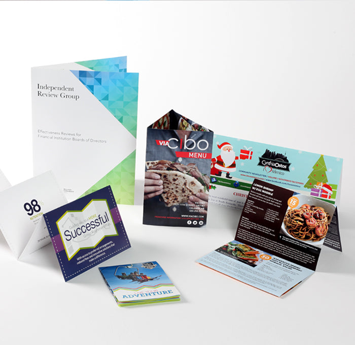 Flyers / Folded Brochure + Business Card Combo Special