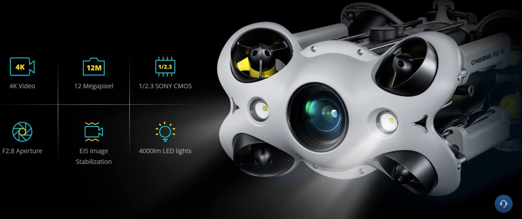 M2 S Underwater Drone | Chasing | Southern Sun Drones