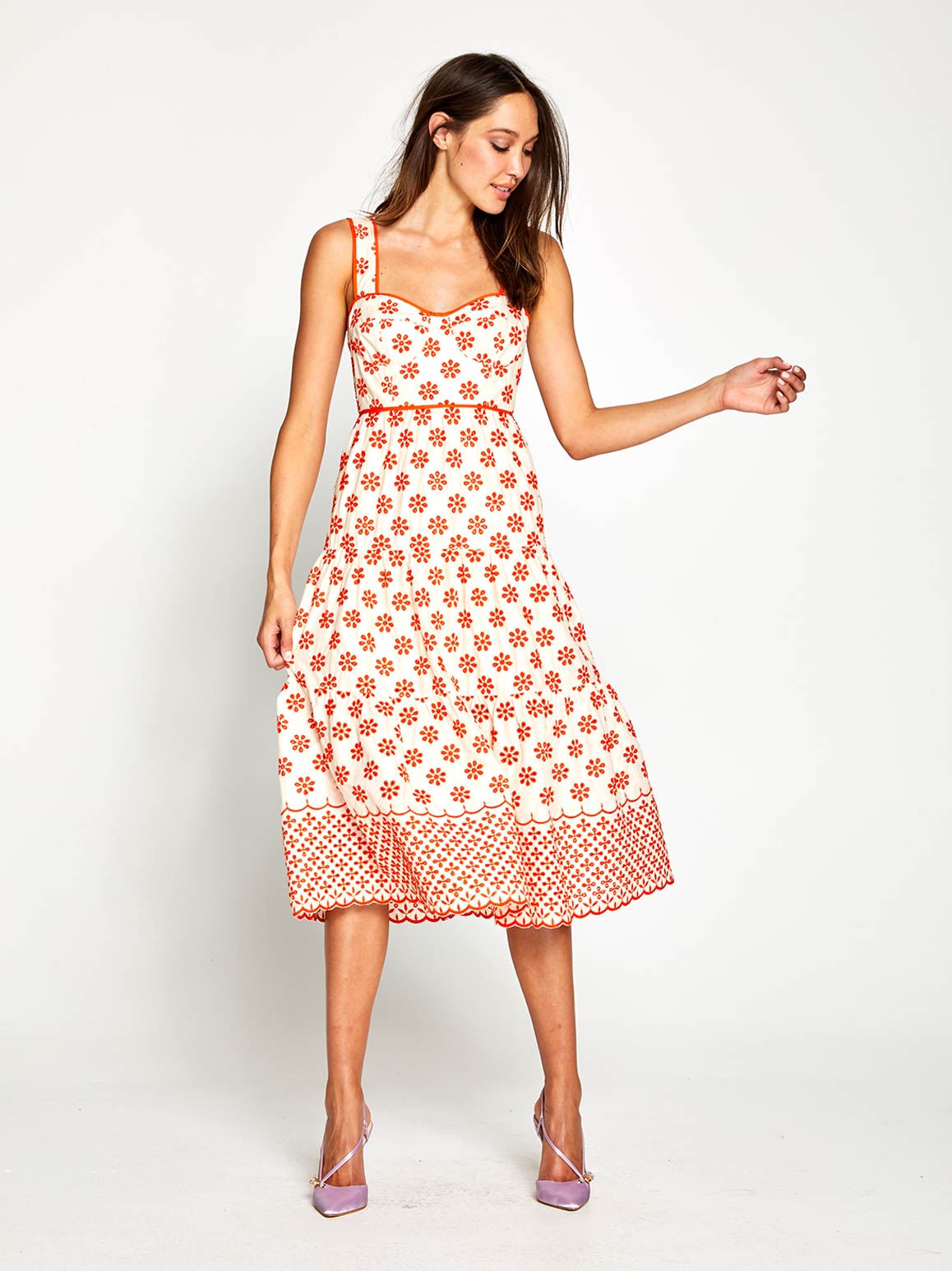 alice mccall peach dress