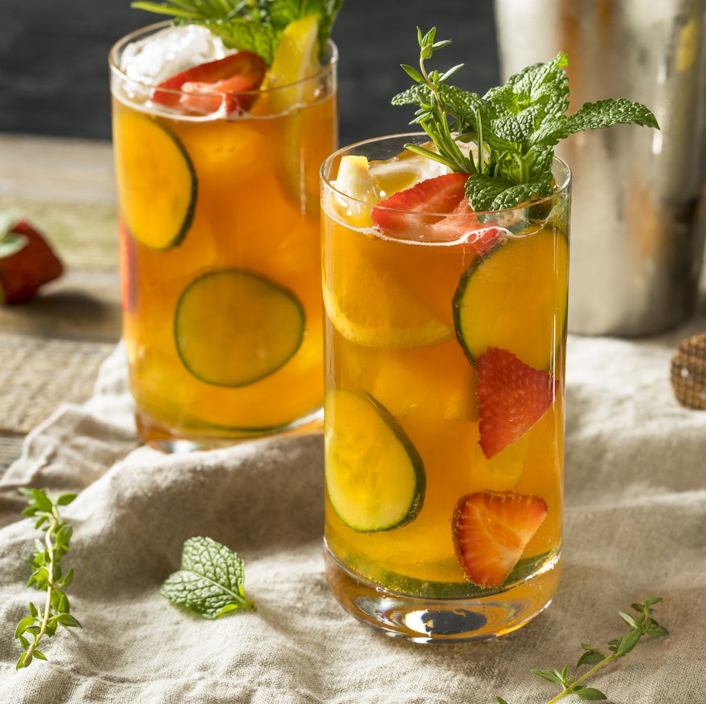 Virgin Pimm’s mocktail