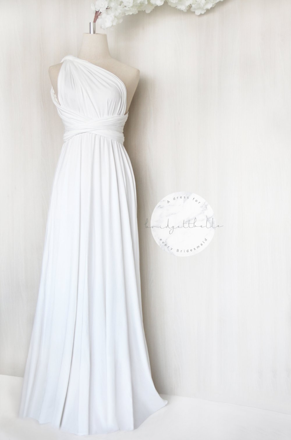 white multiway maxi dress