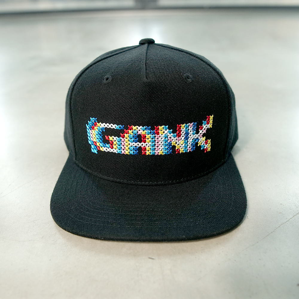 GANK GLITCH SNAPBACK - BLACK – GANKASIA