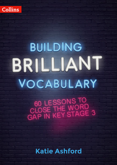 Image shows book cover of Building Brilliant Vocabulary