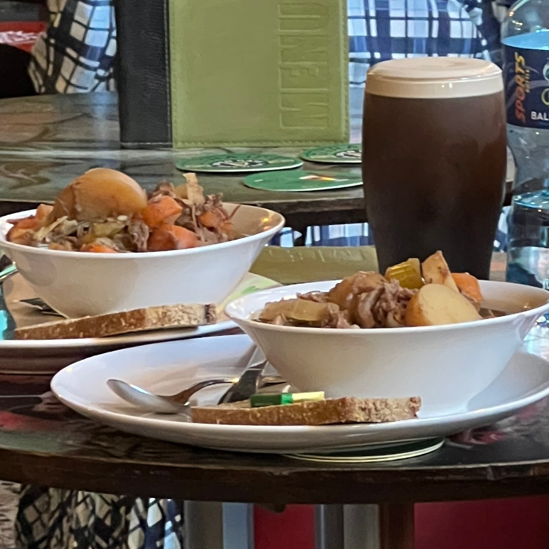 A stew and a Guinness