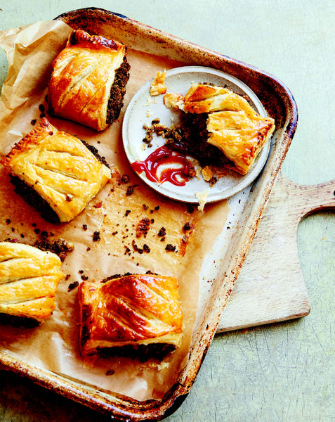 Mushroom and cranberry rolls