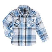 Wrangler Infant Kids Snap Shirt/PQ4132B – Mock Brothers Saddlery