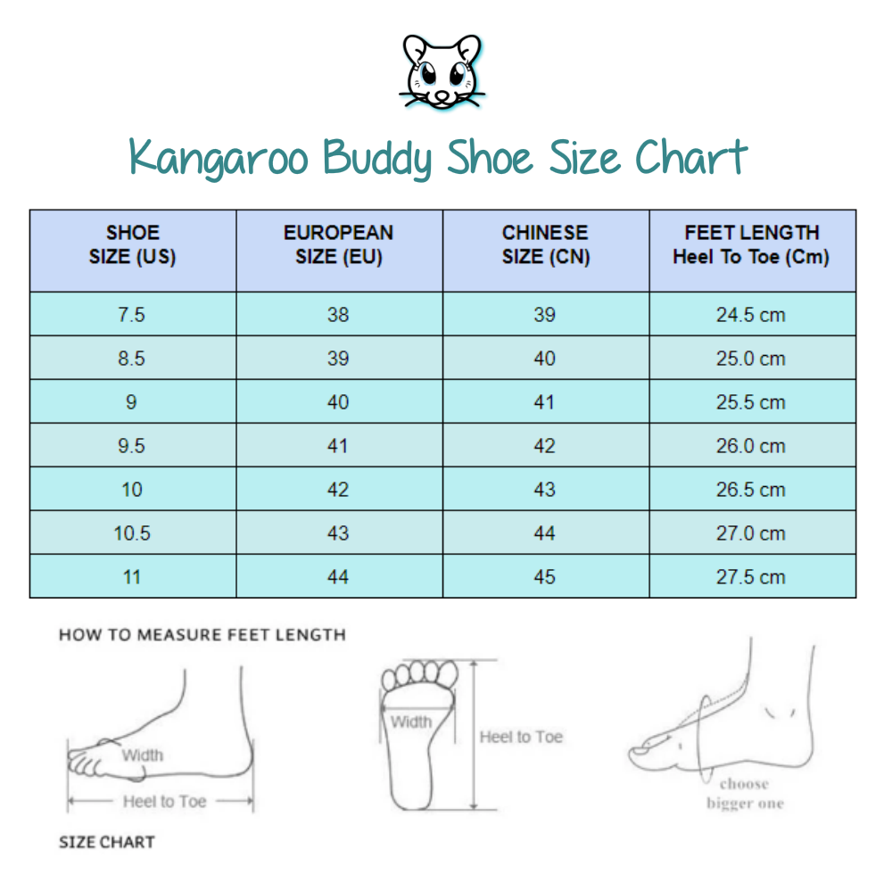 human race size chart