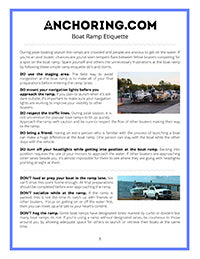 Boat Ramp Etiquette Guide