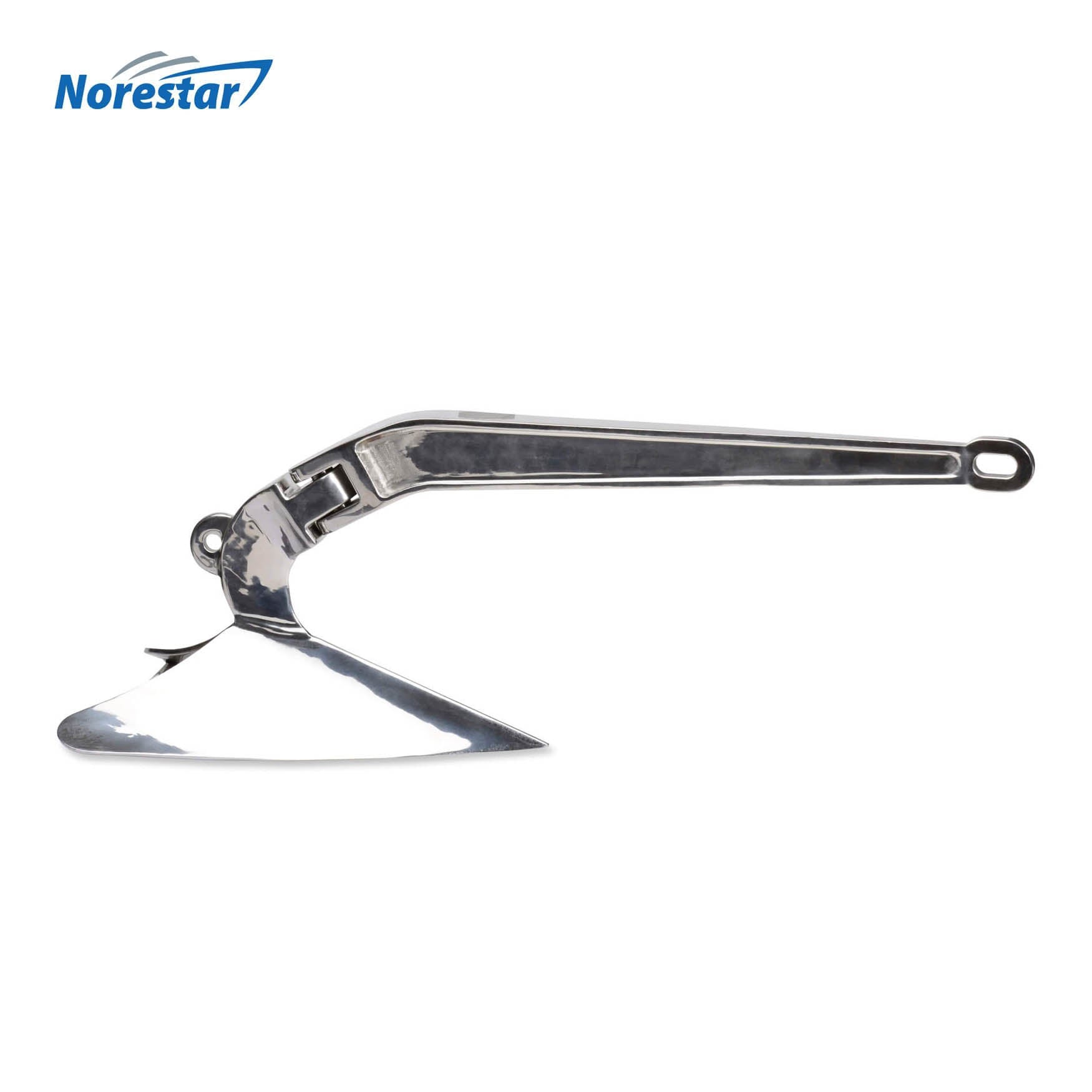 Stainless Steel Hinged Plow/CQR Boat Anchor, Anchoring.com