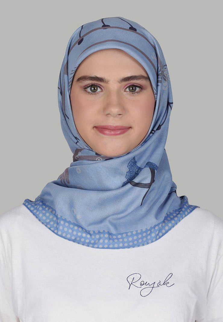 Roujak Paris Premium Fashion Le Hijab Seine Azur