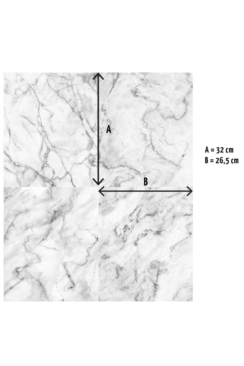 White Grey Marble Impertinentca