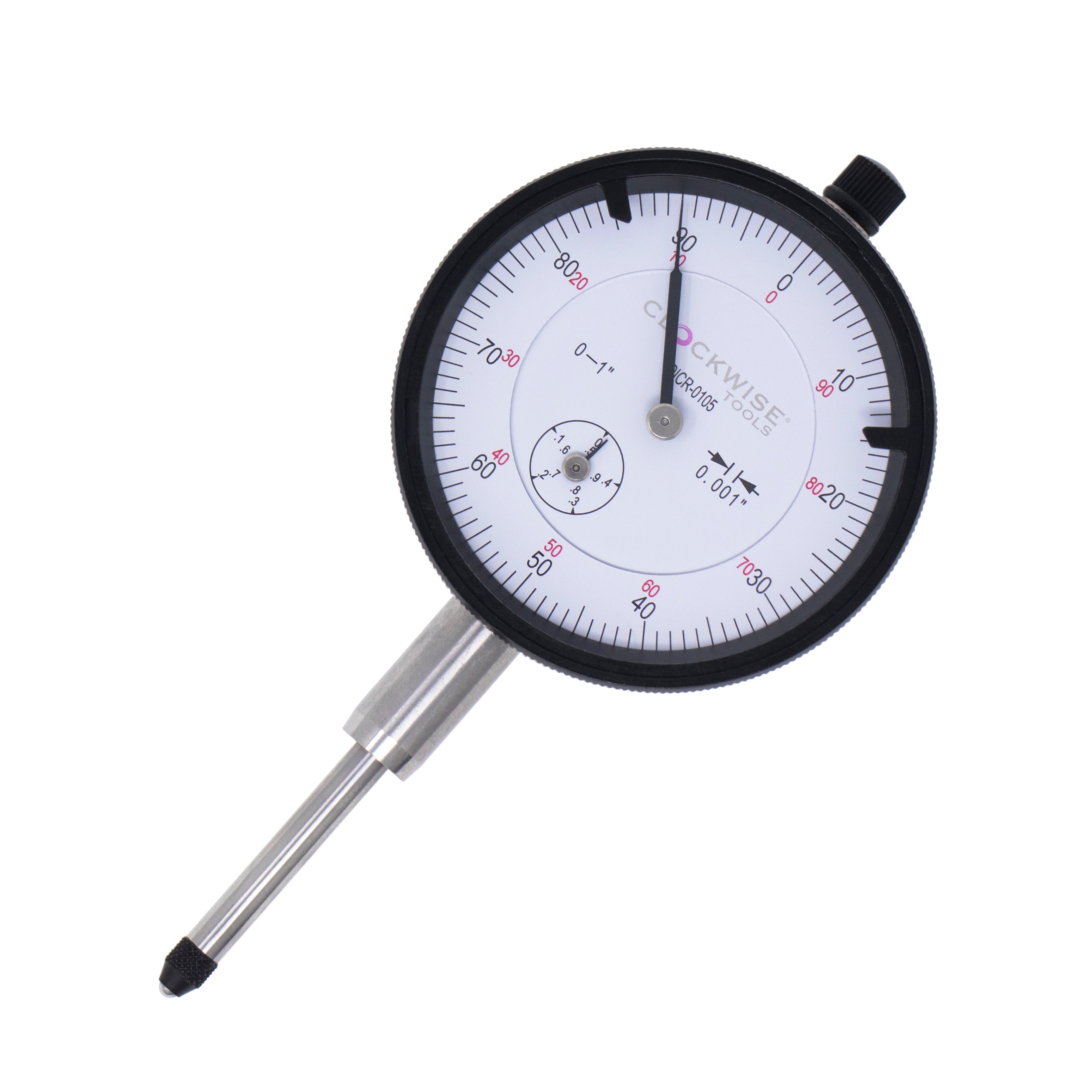 Clockwise Tools DICR Dial Indicator 0-1 inch 30pcs (CHI)