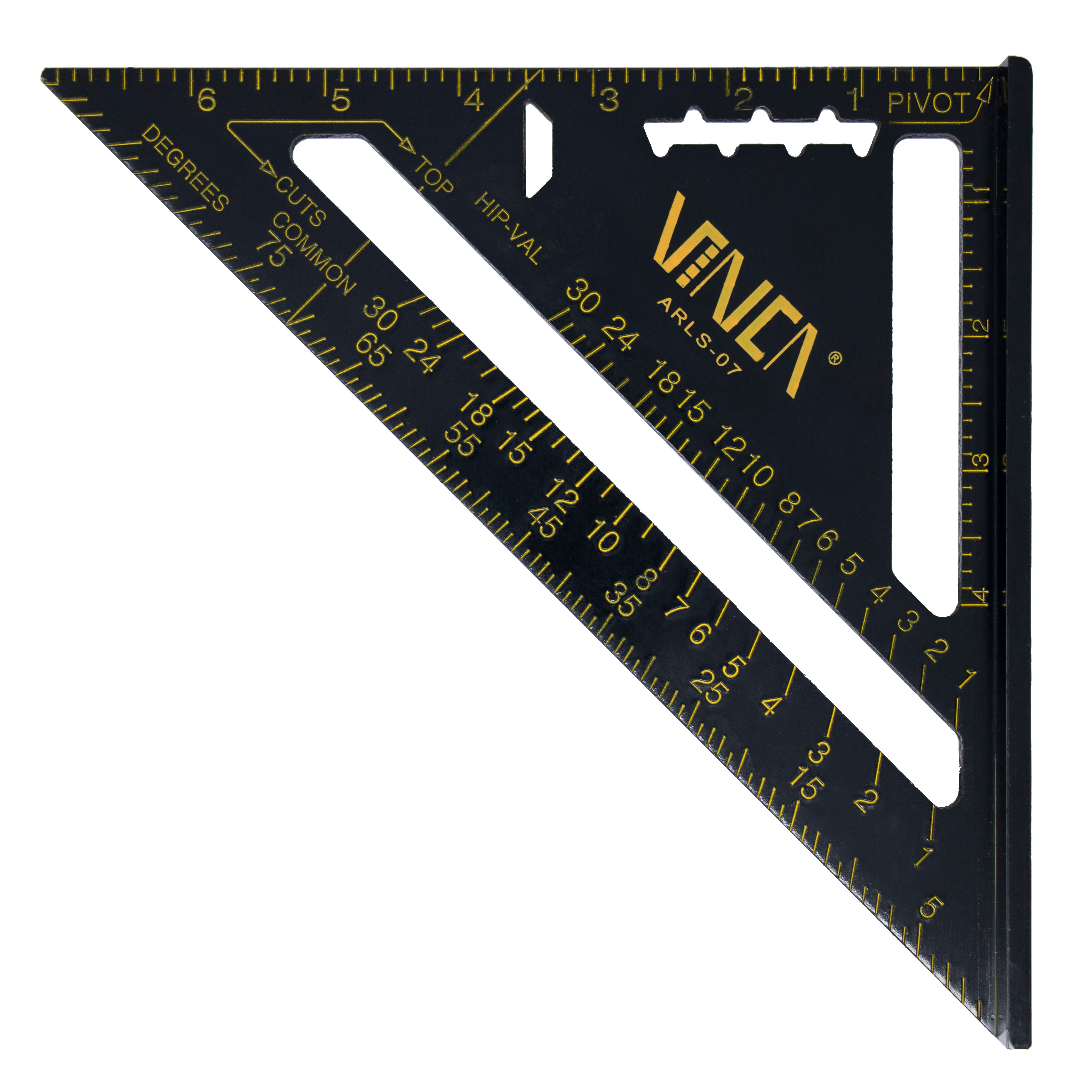 VINCA ARLS-07 Aluminum Rafter Square 7"