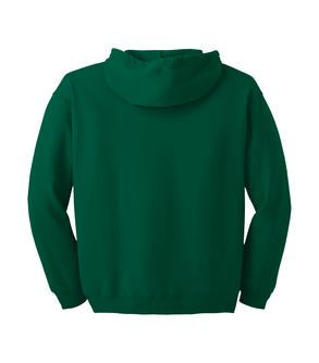 forest green gildan hoodie
