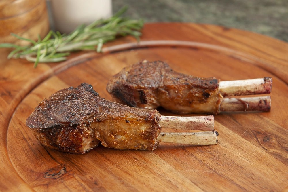 Cooked lamb chops