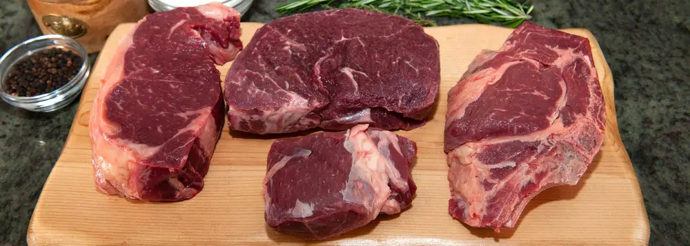tough and tender cuts of beef raw