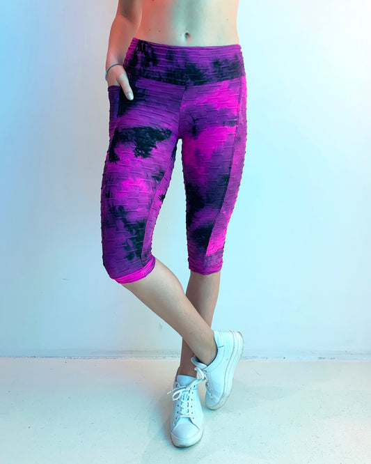 Honeycomb To Dye For Leggings with pocket -Tie Dye with – BumBum Bacana  Fitness Apparel