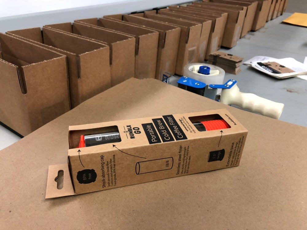 Rumble Go awaiting a shipping nbox