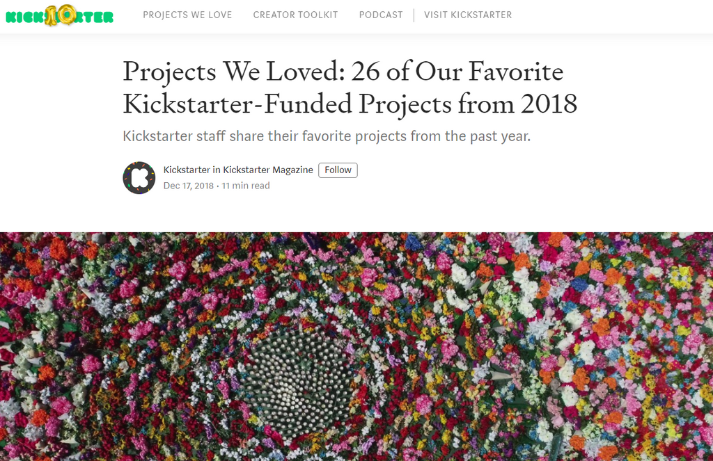 Kickstarter Projects of the Year