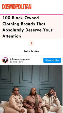 Press - Jolie Noire