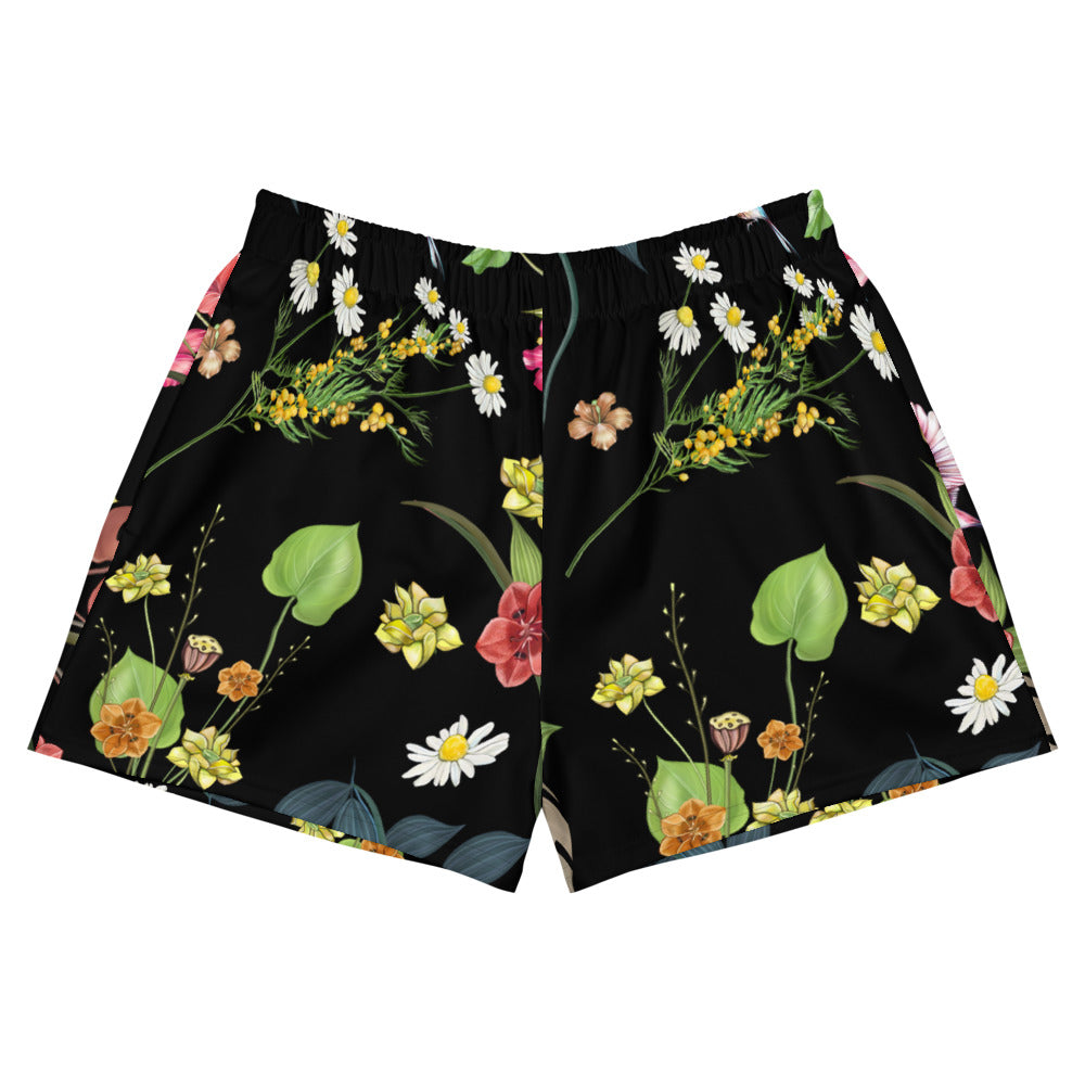 Patterned Shorts - Dark blue/floral - Ladies