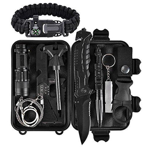 10 in 1 survival kit bracelet