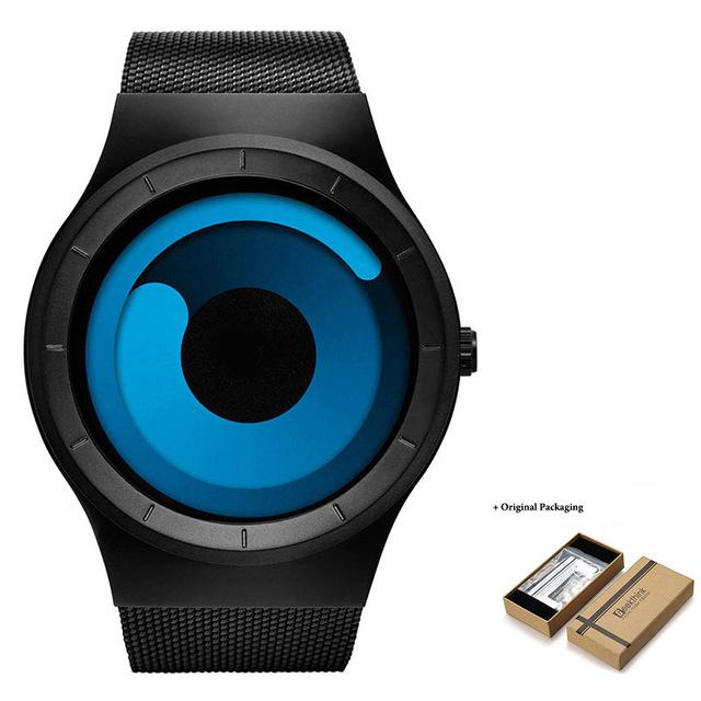 Quartz Watches Men Top Luxury Brand Casual Stainless Steel Mesh Band Unisex Watch Clock Male Gentleman Gift