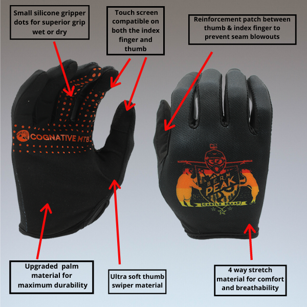 Berm Peak Retro Mountain Bike Gloves