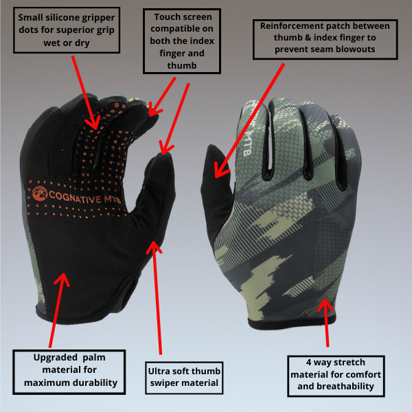 Camo MTB Gloves