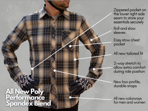 Grey Mountain Bike Flannel