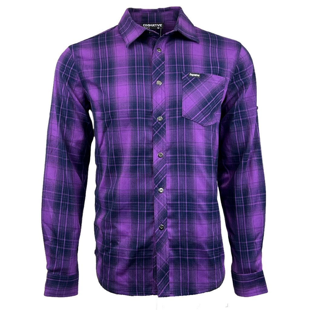 mens-mountain-bike-flannel-purple
