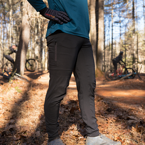 Moss Green Mountain Bike Pants for Men, Trail-Ready