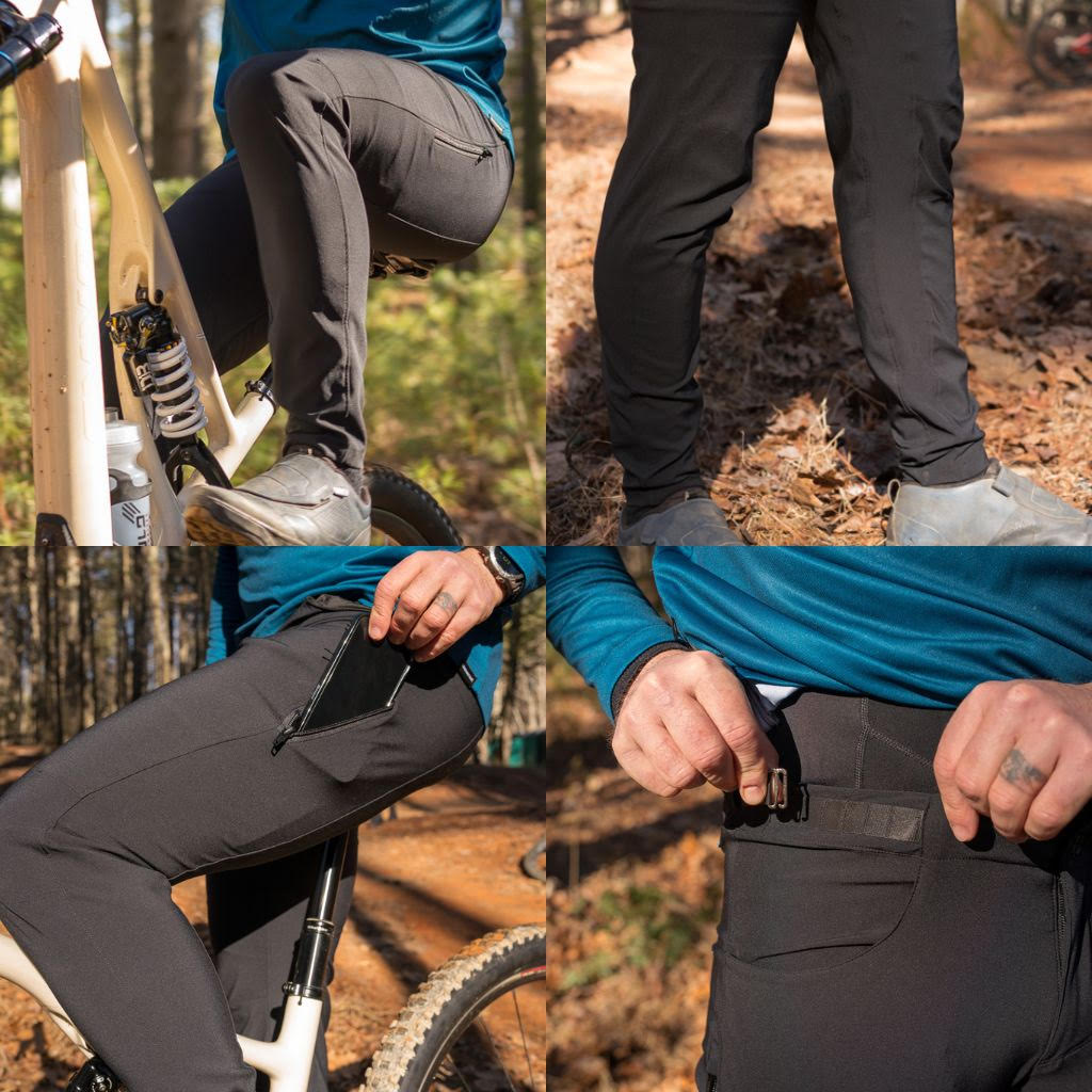 Black Mountain Bike Pants Men | Trail-Ready | Lightweight & Cognative MTB®