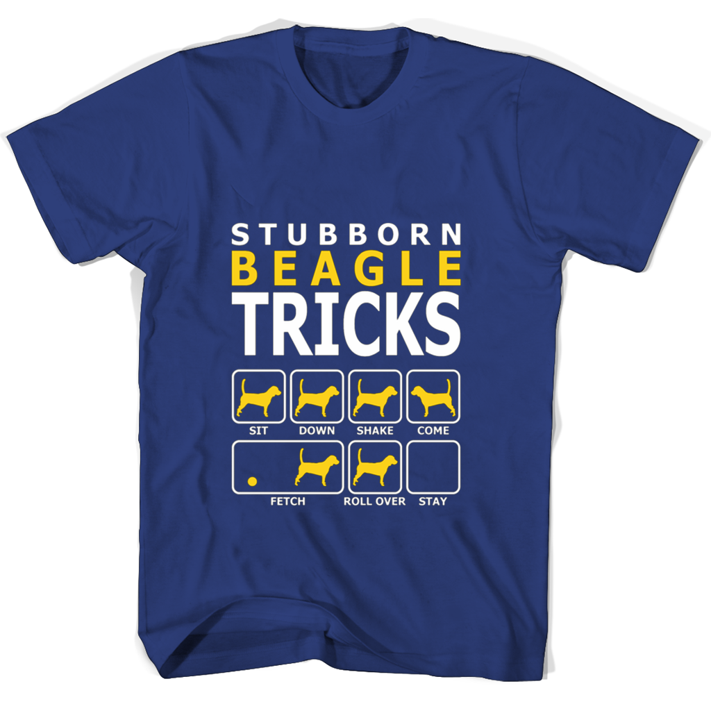 Stubborn Beagle Tricks T Shirts – New Wave Tee