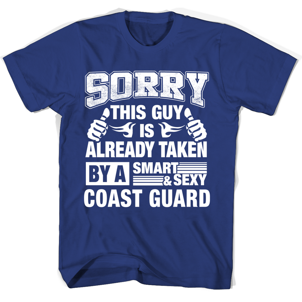 Coast Guard  For Boy Friend Or Husband Coast Guard Couple Valentine T Shirts - New Wave Tee